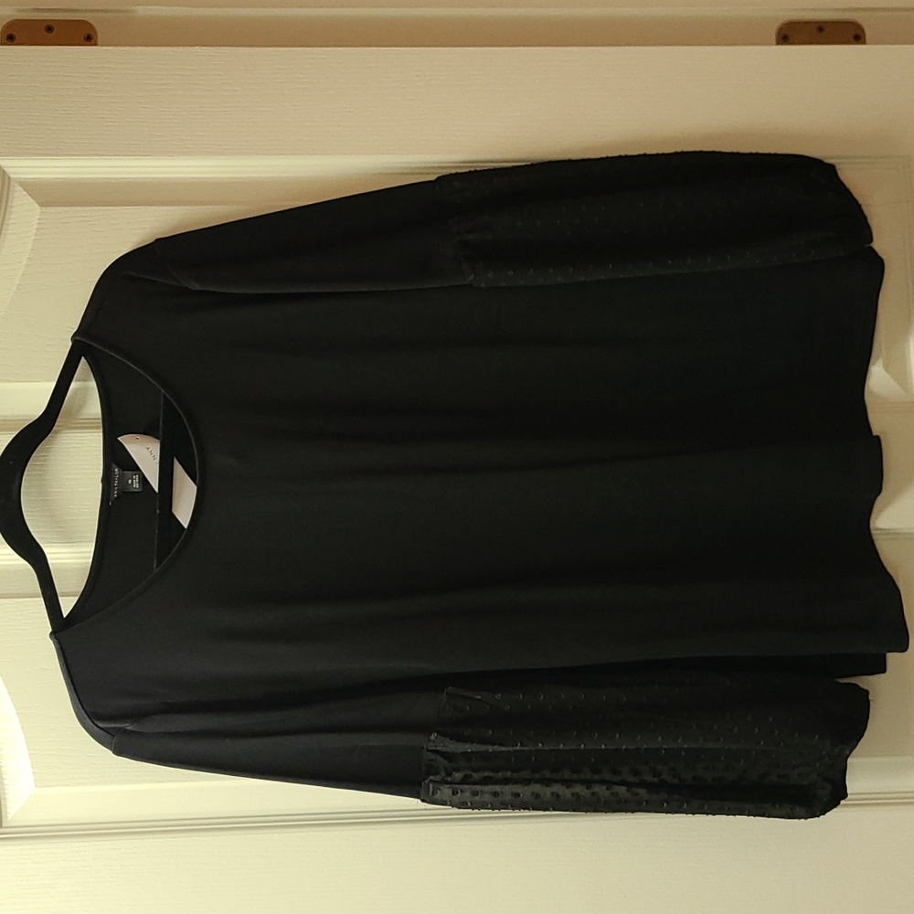 Ann Taylor Dressy Black Top XL
